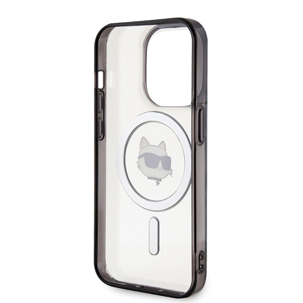 Husa iPhone 15 Pro, Karl Lagerfeld IML Choupette, Magsafe, Silicon, Transparent Husa iPhone 15 Pro, Karl Lagerfeld IML Choupette, Magsafe, Silicon, Transparent - imagine 3