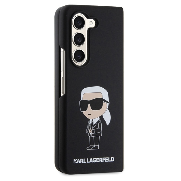 Husa Samsung Galaxy Z Fold 5, Karl Lagerfeld, Silicon, Negru Husa Samsung Galaxy Z Fold 5, Karl Lagerfeld, Silicon, Negru - imagine 3