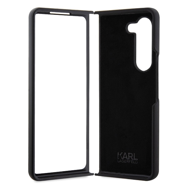 Husa Samsung Galaxy Z Fold 5, Karl Lagerfeld, Silicon, Negru Husa Samsung Galaxy Z Fold 5, Karl Lagerfeld, Silicon, Negru - imagine 2