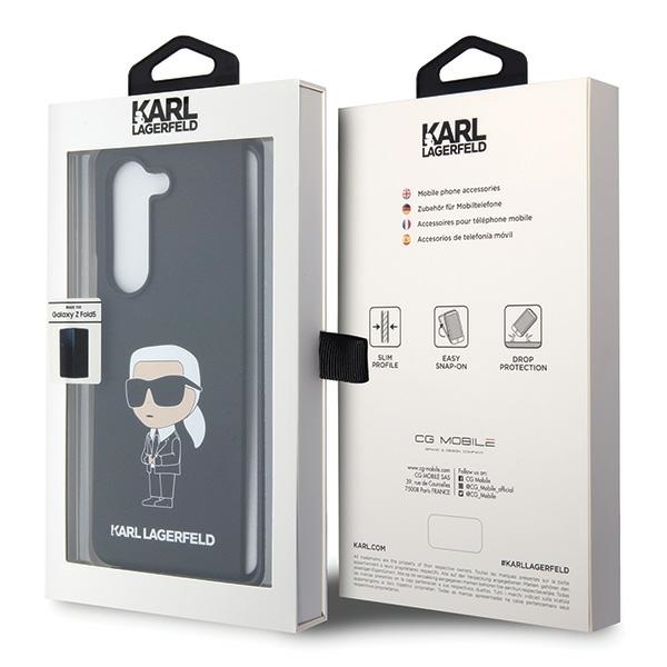 Husa Samsung Galaxy Z Fold 5, Karl Lagerfeld, Silicon, Negru Husa Samsung Galaxy Z Fold 5, Karl Lagerfeld, Silicon, Negru - imagine 8