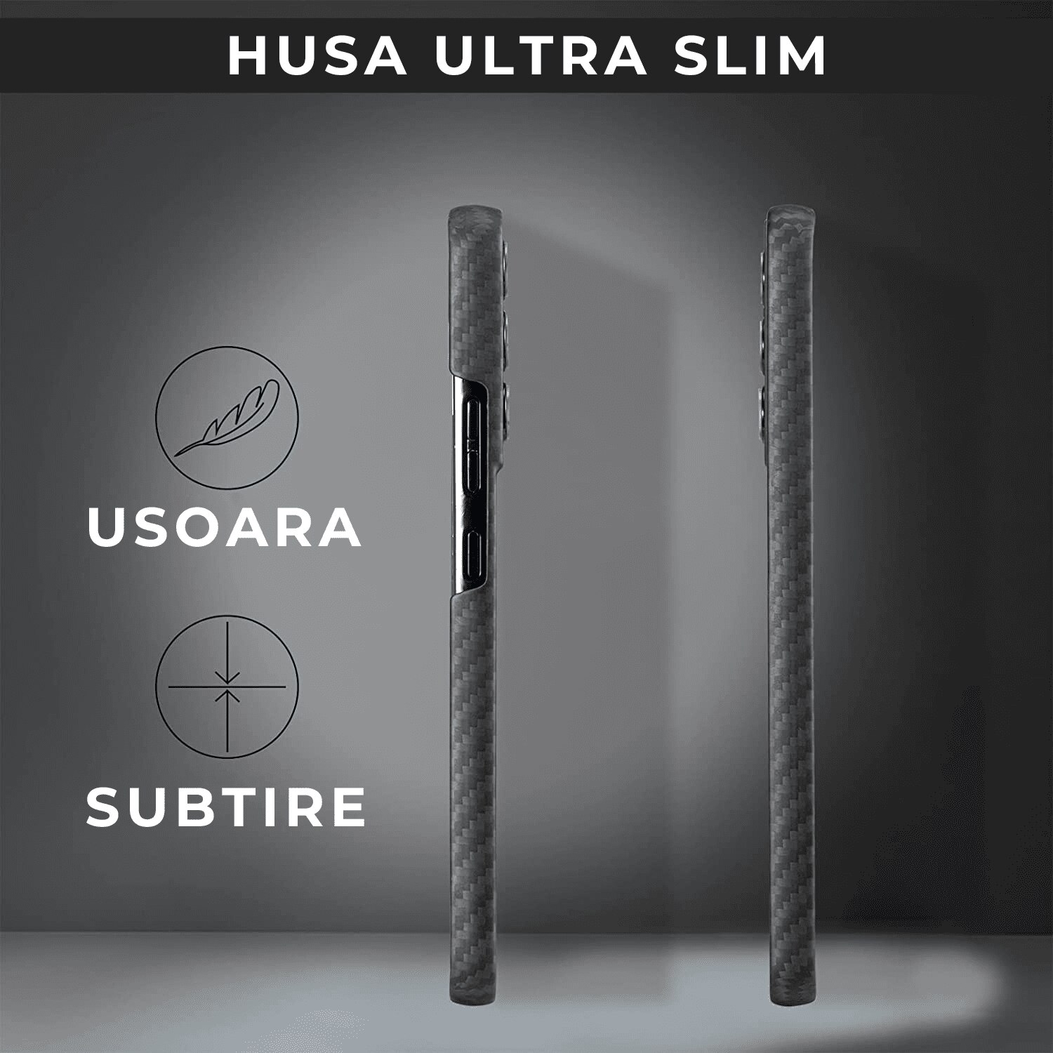 Husa Daden® din fibra de aramida/kevlar pentru Samsung S23 Plus, Protectie Antisoc, Camera Ultra Safe, Negru Husa Daden® din fibra de aramida/kevlar pentru Samsung S23 Plus, Protectie Antisoc, Camera Ultra Safe, Negru - imagine 3