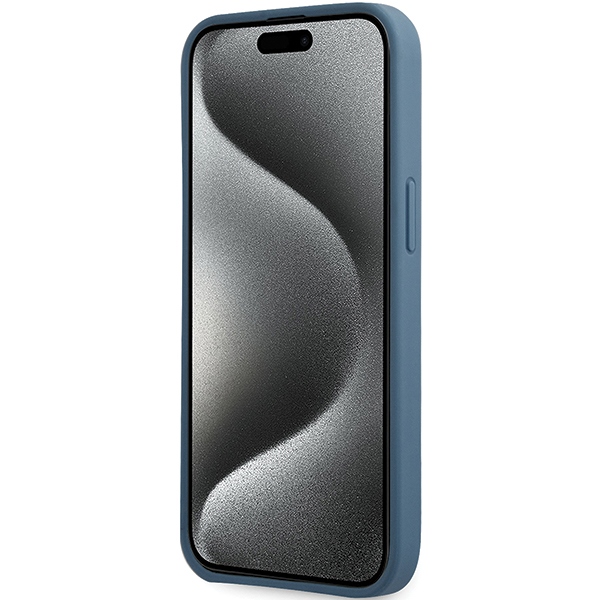 Husa pentru iPhone 14/ 15 Guess, 4G Stripe Collection, Hardcase, Albastru Husa pentru iPhone 14/ 15 Guess, 4G Stripe Collection, Hardcase, Albastru - imagine 5