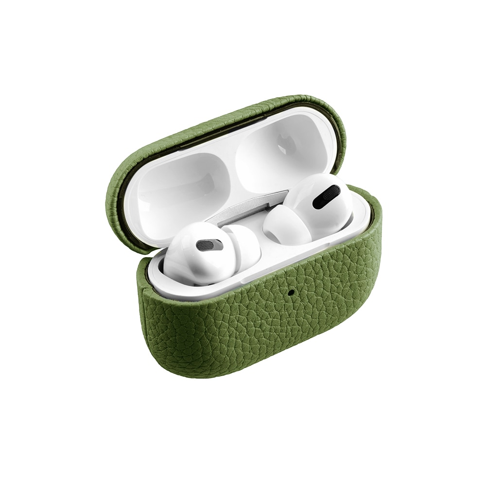 Set Husa pentru Airpods Pro/Airpods Pro2 si Husa pentru Iphone 13 Pro Max Melkco Luxury din piele naturala, Back Snap, Calitate Premium, Handmade, Verde Set Husa pentru Airpods Pro/Airpods Pro2 si Husa pentru Iphone 13 Pro Max Melkco Luxury din piele naturala, Back Snap, Calitate Premium, Handmade, Verde - imagine 11