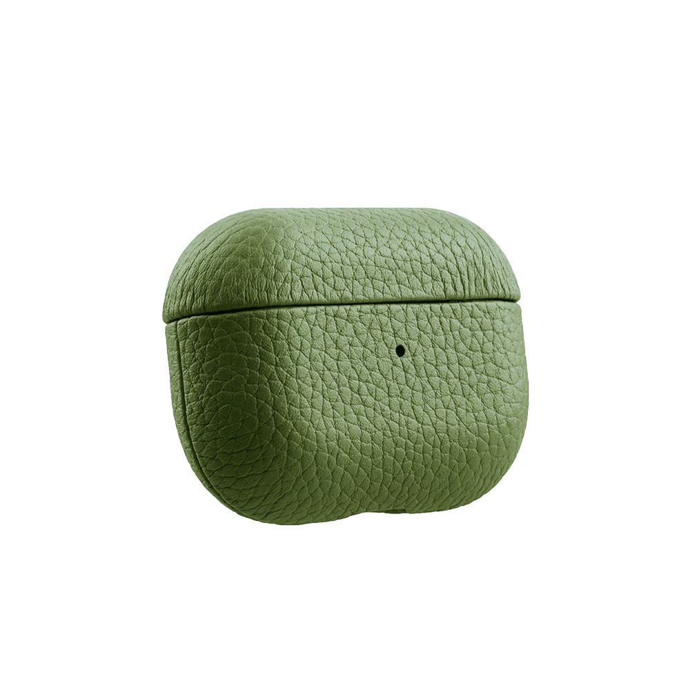 Set Husa pentru Airpods Pro/Airpods Pro2 si Husa pentru Iphone 13 Pro Max Melkco Luxury din piele naturala, Back Snap, Calitate Premium, Handmade, Verde Set Husa pentru Airpods Pro/Airpods Pro2 si Husa pentru Iphone 13 Pro Max Melkco Luxury din piele naturala, Back Snap, Calitate Premium, Handmade, Verde - imagine 2