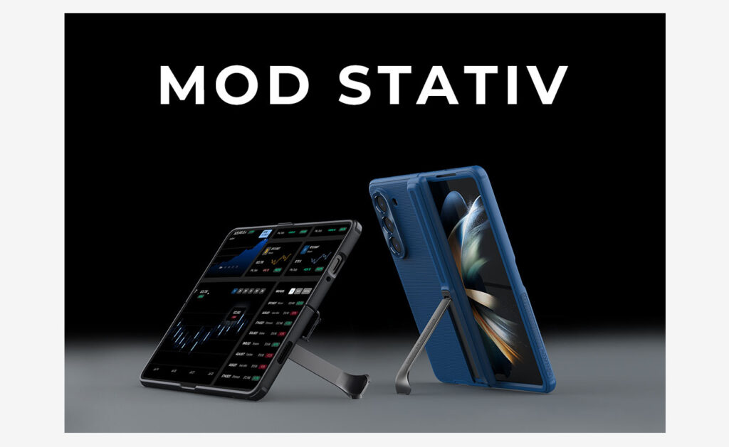 Husa pentru Samsung Galaxy Z Fold 5, Nillkin, Frosted Shield, Calitate Premium, Silicon, TPU, Antisoc, Negru 202308020925391087