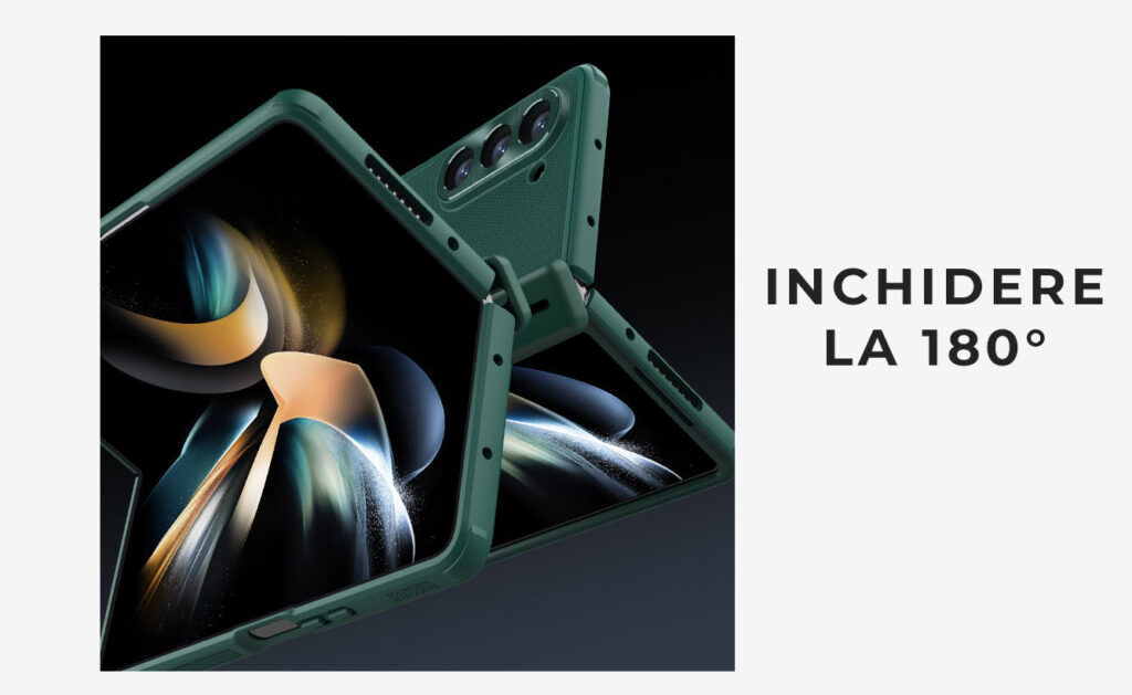 Husa pentru Samsung Galaxy Z Fold 5, Nillkin, Frosted Shield, Calitate Premium, Silicon, TPU, Antisoc, Negru 202308020925396868