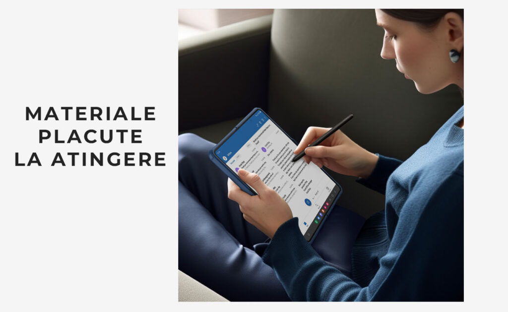 Husa pentru Samsung Galaxy Z Fold 5, Nillkin, Frosted Shield, Calitate Premium, Silicon, TPU, Antisoc, Negru 202308020925400930