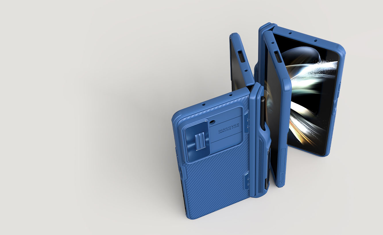 Husa pentru Samsung Galaxy Z Fold 5, Nillkin, Camshield Pro, Calitate Premium, Slider camera, TPU, Antisoc, Verde 202308311715038187