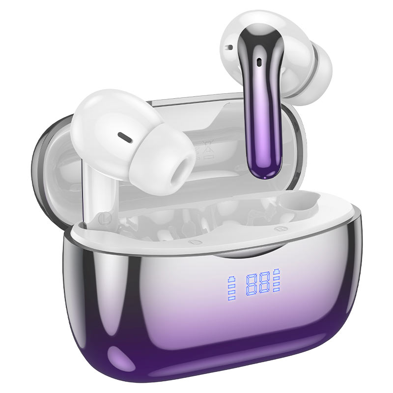 Casti true wireless Hoco EQ16 Shine, In Ear, Wireless, BT 5.3, 320mAh, ANC, Mov Casti true wireless Hoco EQ16 Shine, In Ear, Wireless, BT 5.3, 320mAh, ANC, Mov