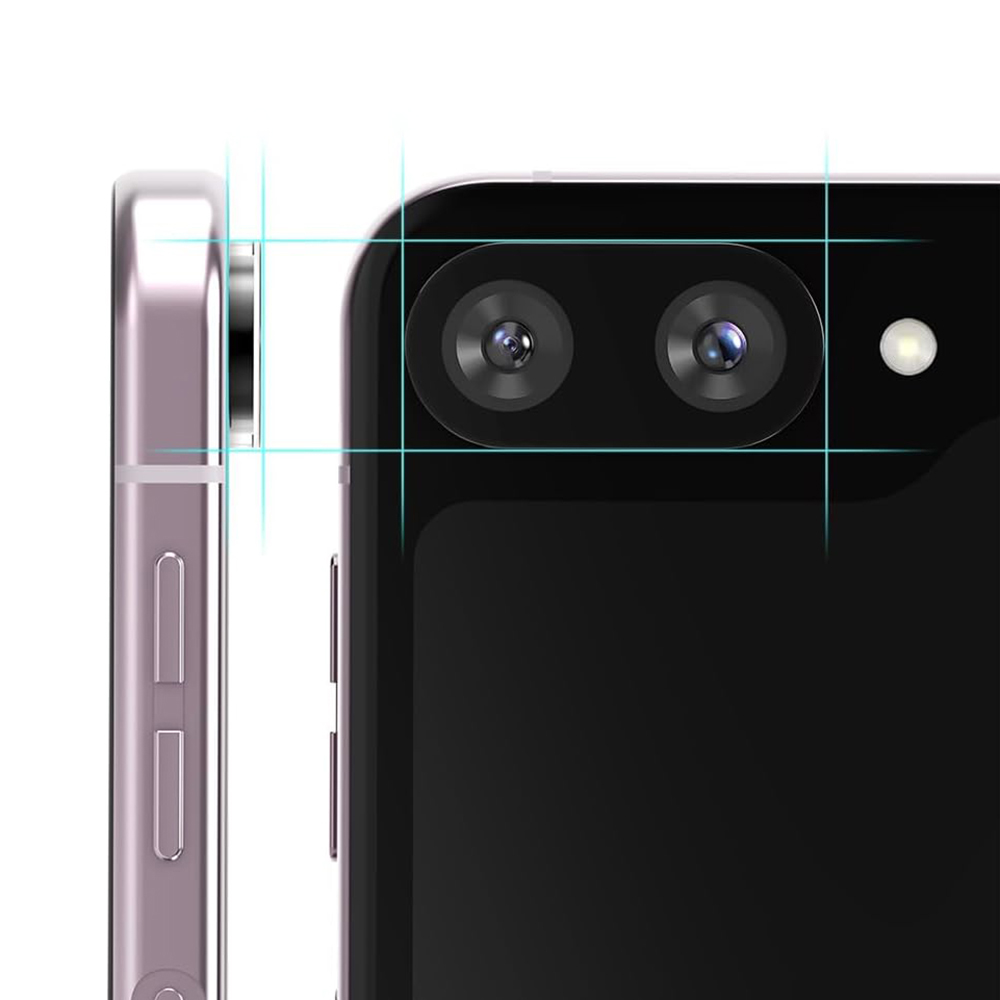 Folie camera din sticla pentru Samsung Galaxy Z Flip 5, Full Cover, Protectie Profesionala, Ultra Rezistenta, Negru Folie camera din sticla pentru Samsung Galaxy Z Flip 5, Full Cover, Protectie Profesionala, Ultra Rezistenta, Negru - imagine 2