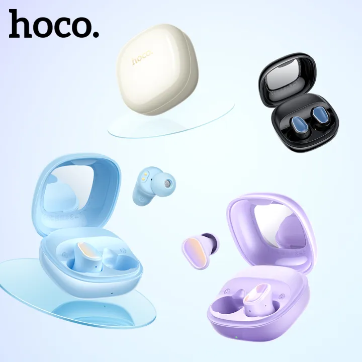 Casti true wireless Hoco EQ13, In Ear, Wireless, BT 5.3, 400mAh, ANC, Albastru
