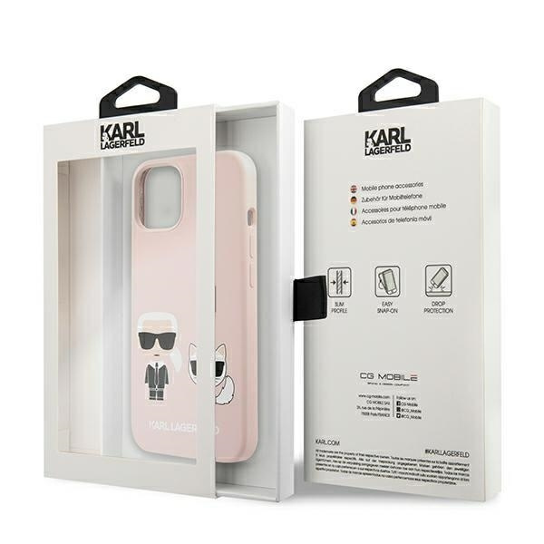 Husa pentru iPhone 13/14/15 Karl Lagerfeld, Karl and Choupette, MagSafe, Silicon, Roz Husa pentru iPhone 13/14/15 Karl Lagerfeld, Karl and Choupette, MagSafe, Silicon, Roz - imagine 8