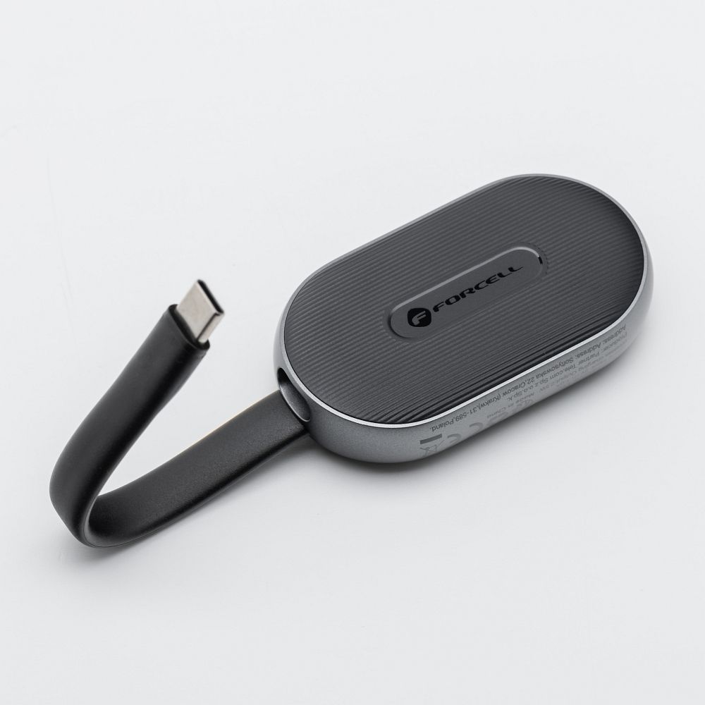 Baterie externa Forcell, Mini Power Watch 1200 mAh, Negru Baterie externa Forcell, Mini Power Watch 1200 mAh, Negru - imagine 10