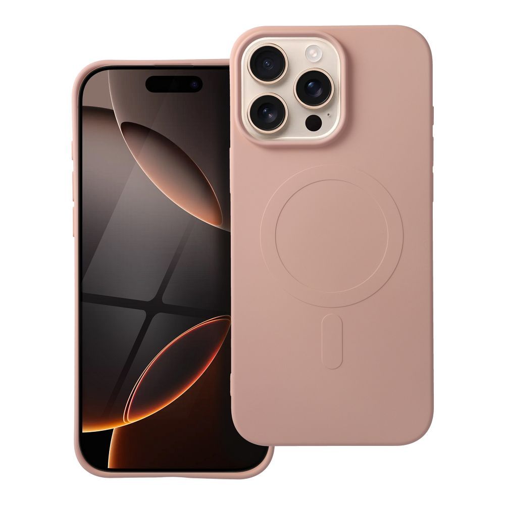 Husa pentru iPhone 16 Pro Max, Silicon MagCover cu MagSafe, Protectie Camera, Antisoc, Calitate Premium, Roz Husa pentru iPhone 16 Pro Max, Silicon MagCover cu MagSafe, Protectie Camera, Antisoc, Calitate Premium, Roz