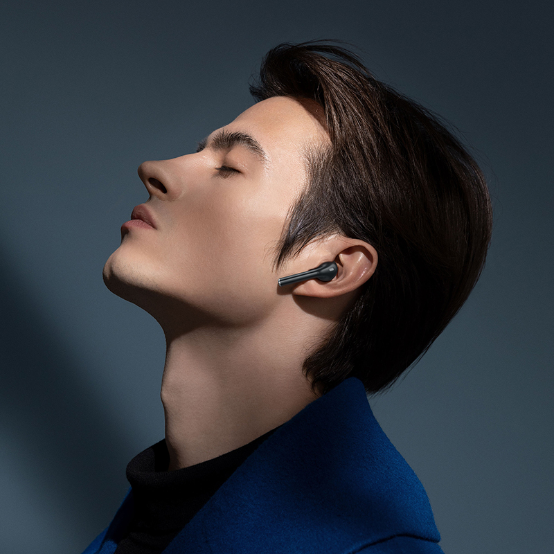 Hoco (EW41 Plus) Casti Wireless, Ear Buds, BT 5.3, 200h StandBy, 350mAh, Carbon Case, Albatru EW41P BK 4 800x800 1