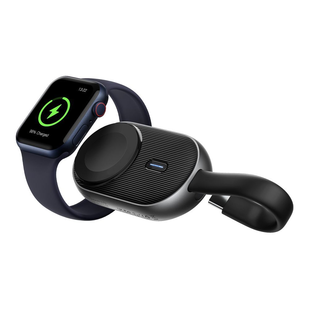 Baterie externa Forcell, Mini Power Watch 1200 mAh, Negru Baterie externa Forcell, Mini Power Watch 1200 mAh, Negru
