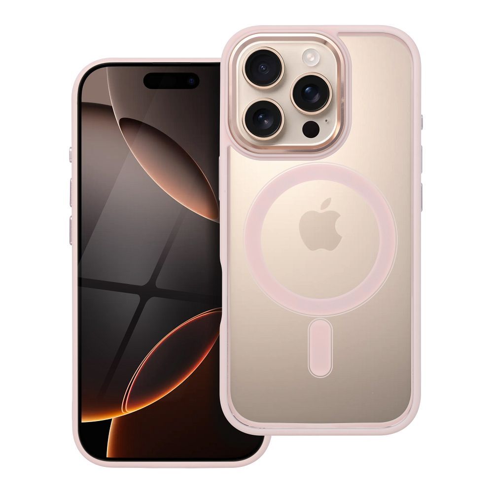 Husa pentru iPhone 16 Pro DaDen® Matte Magcover, Magsafe integrat, Calitate superioara, Antisoc, Protectie colturi, Roz Husa pentru iPhone 16 Pro DaDen® Matte Magcover, Magsafe integrat, Calitate superioara, Antisoc, Protectie colturi, Roz