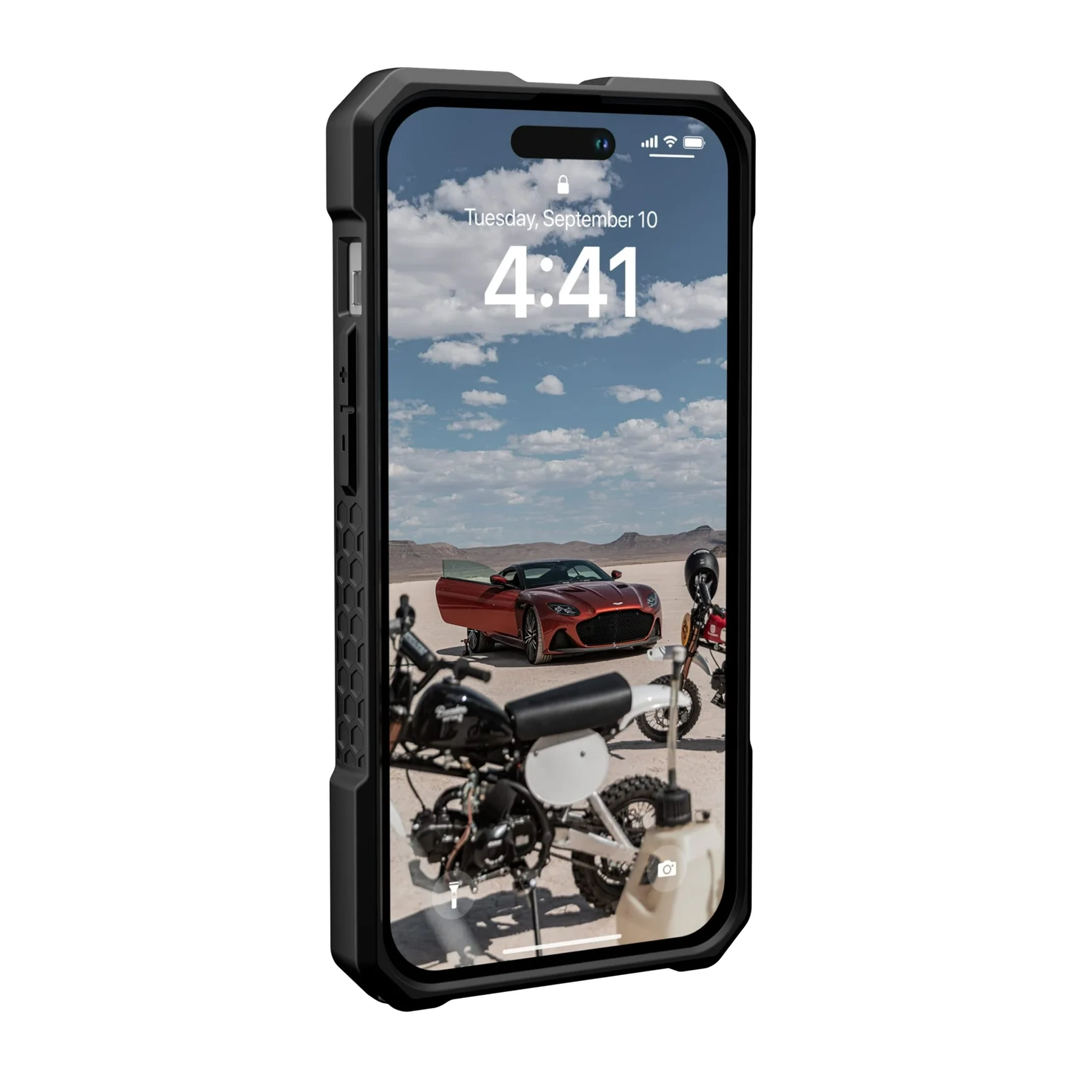 Husa pentru iPhone 13 Pro UAG Monarch Pro, din fibra de carbon, Magsafe, Margini protejate, Protectie Antisoc, Camera Ultra Safe, Negru/Albastru Husa pentru iPhone 13 Pro UAG Monarch Pro, din fibra de carbon, Magsafe, Margini protejate, Protectie Antisoc, Camera Ultra Safe, Negru/Albastru - imagine 5