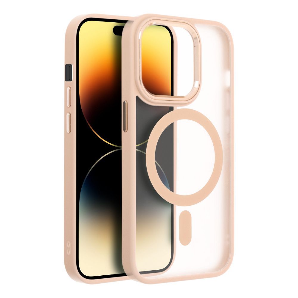 Husa pentru iPhone 16 Pro DaDen® Matte Magcover, Magsafe integrat, Calitate superioara, Antisoc, Protectie colturi, Roz Husa pentru iPhone 16 Pro DaDen® Matte Magcover, Magsafe integrat, Calitate superioara, Antisoc, Protectie colturi, Roz - imagine 2
