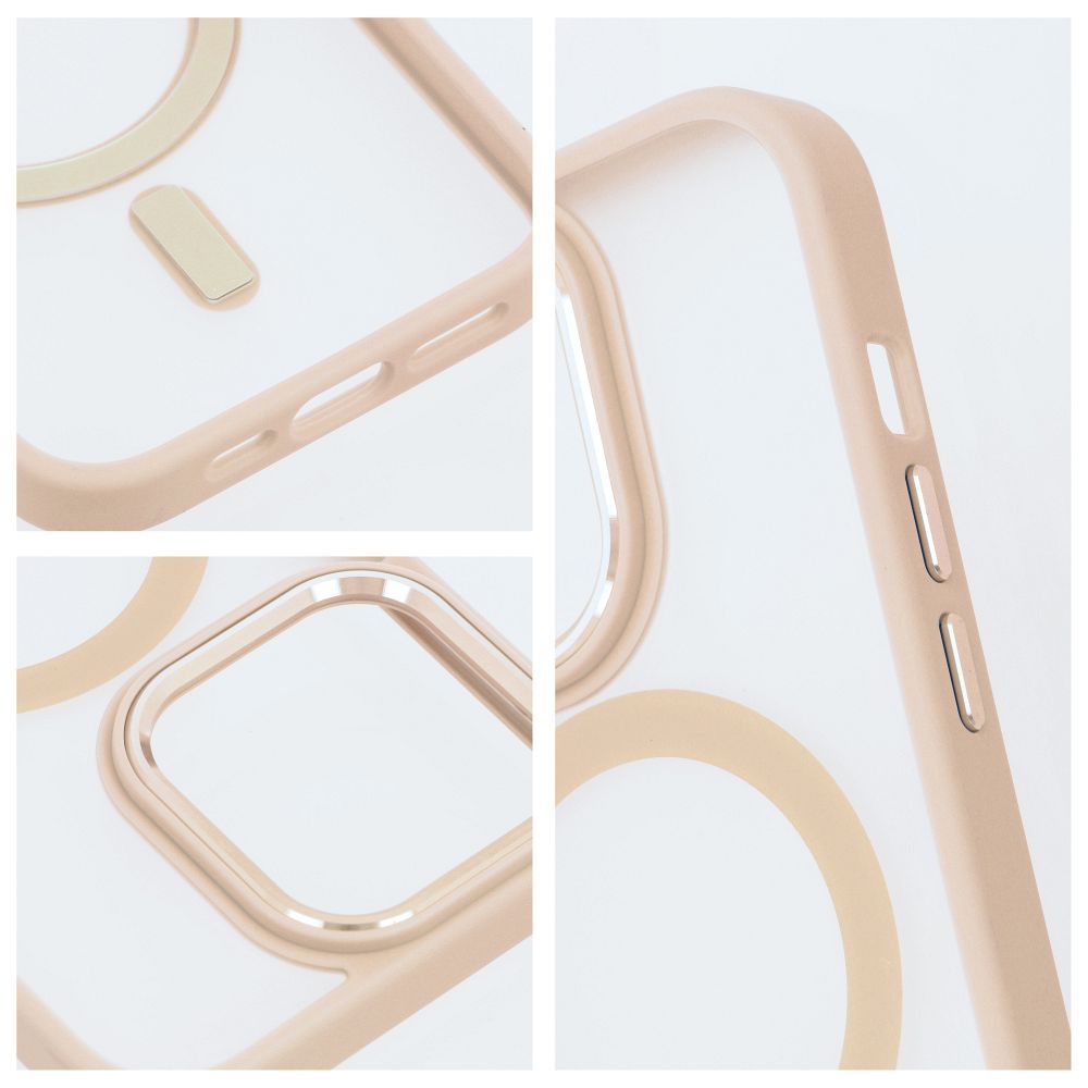 Husa pentru iPhone 16 Pro DaDen® Matte Magcover, Magsafe integrat, Calitate superioara, Antisoc, Protectie colturi, Roz Husa pentru iPhone 16 Pro DaDen® Matte Magcover, Magsafe integrat, Calitate superioara, Antisoc, Protectie colturi, Roz - imagine 3