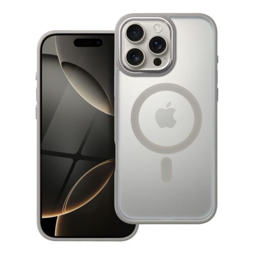 Husa pentru iPhone 16 Pro Max DaDen® Matte Magcover, Magsafe integrat, Calitate superioara, Antisoc, Protectie colturi, Titan