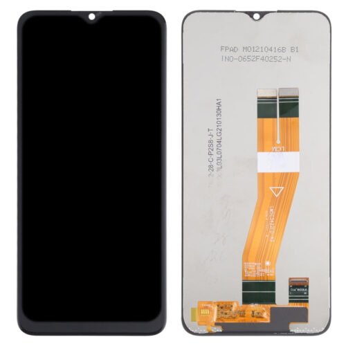 Display pentru Samsung Galaxy A03s 2021, EU Code, DaDen®, Negru, LCD, Ecran Tactil, Best Quality