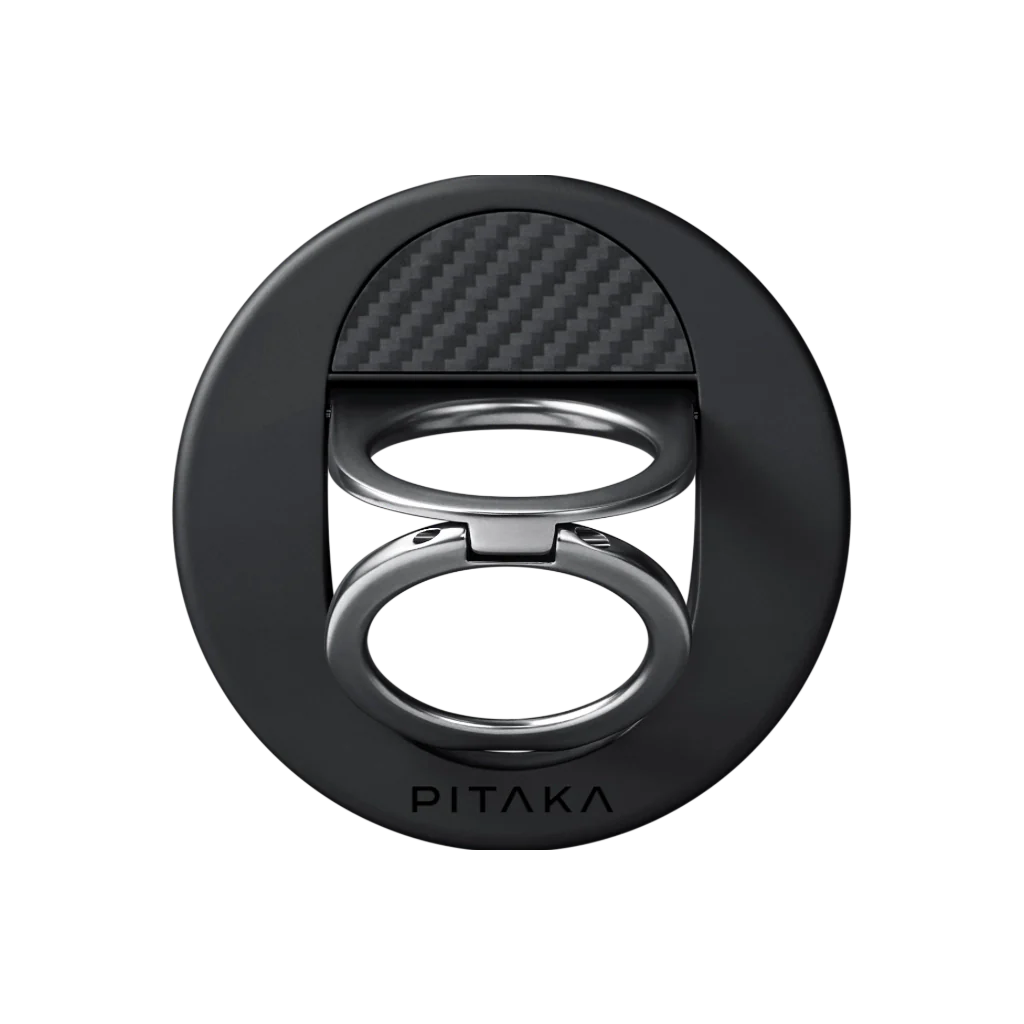 Pitaka MagEZ Grip 3 Suport magnetic pentru telefon cu inel de prindere, Compatibil MagSafe, Negru Pitaka MagEZ Grip 3 Suport magnetic pentru telefon cu inel de prindere, Compatibil MagSafe, Negru - imagine 2