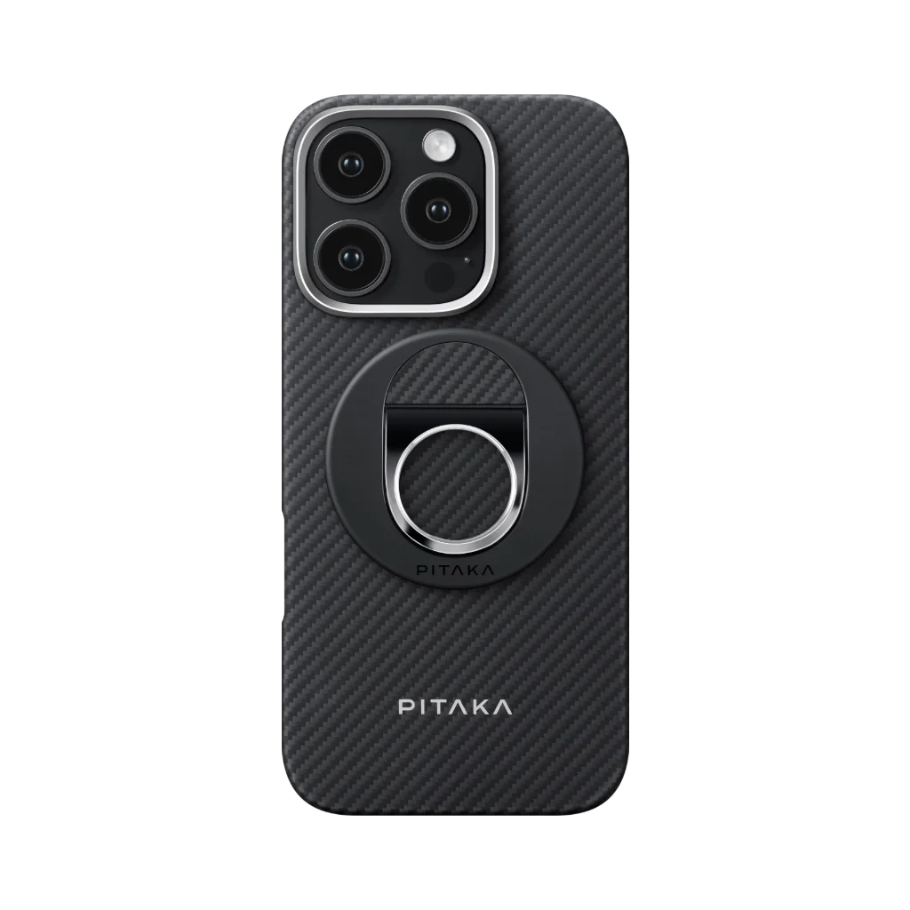 Pitaka MagEZ Grip 3 Suport magnetic pentru telefon cu inel de prindere, Compatibil MagSafe, Negru Pitaka MagEZ Grip 3 Suport magnetic pentru telefon cu inel de prindere, Compatibil MagSafe, Negru - imagine 4