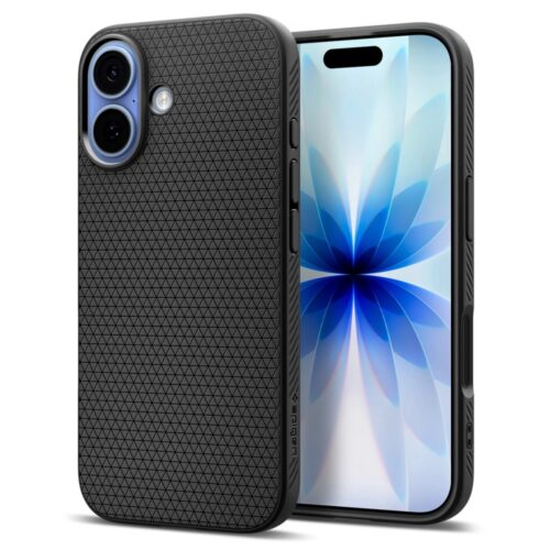 Husa pentru iPhone 17, Spigen Liquid Air, Negru