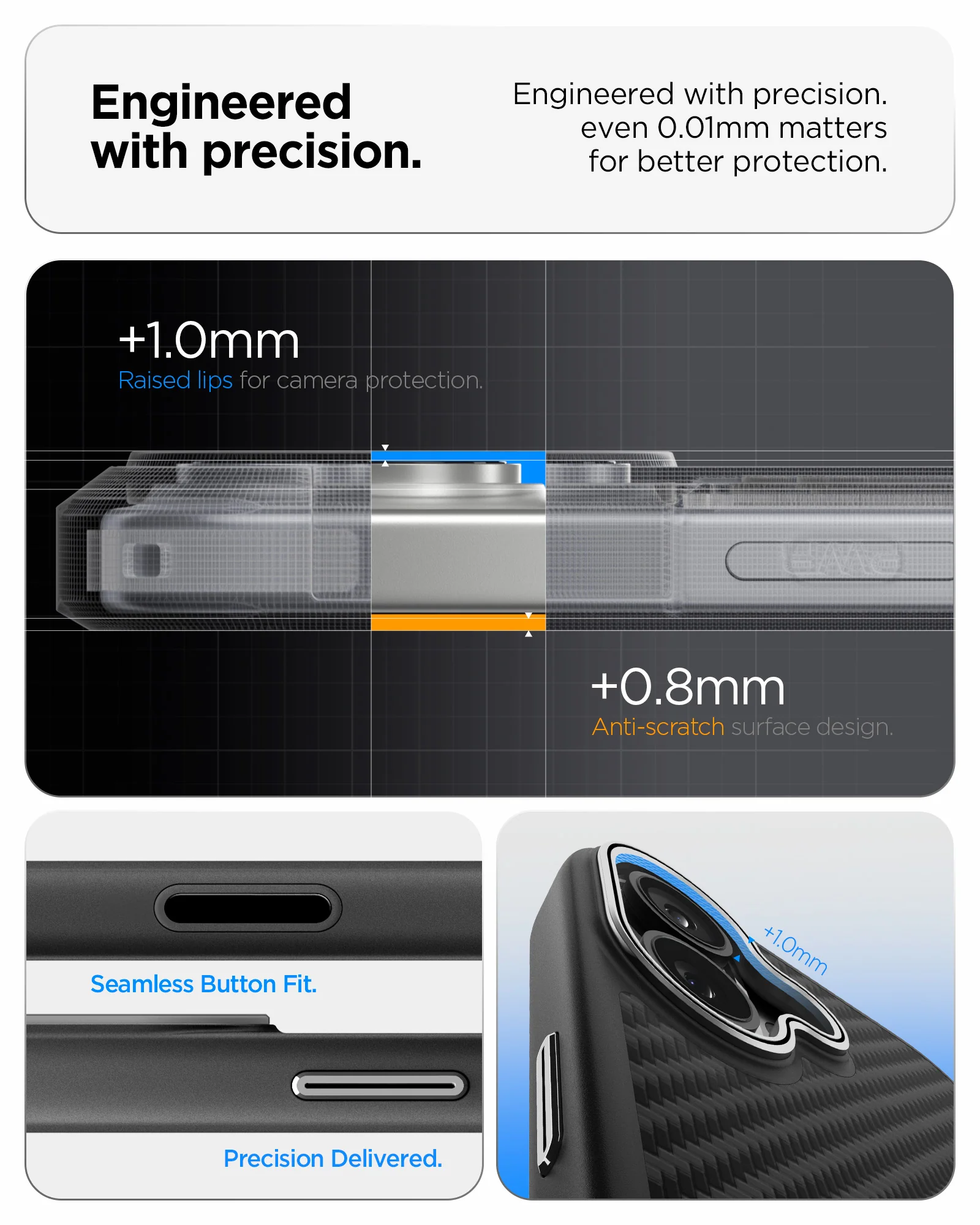 Husa pentru iPhone 17, Spigen, Enzo Aramid "T", MagSafe, Negru aramidt 1