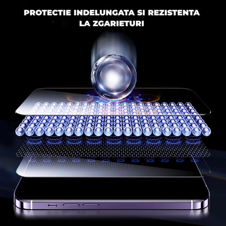 Folie Sticla pentru iPhone 17 Daden MaxProtection, Full Cover, Protectie Profesionala, Ultra Rezistenta, Calitate Premium, Margini Transparente Folie Sticla pentru iPhone 17 Daden MaxProtection, Full Cover, Protectie Profesionala, Ultra Rezistenta, Calitate Premium, Margini Transparente - imagine 7