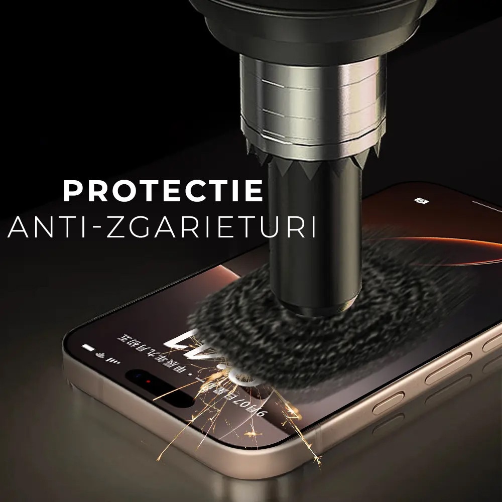 Folie Sticla pentru iPhone 17 Pro Daden MaxProtection, Full Cover, Protectie Profesionala, Ultra Rezistenta, Calitate Premium, Margini negre Folie Sticla pentru iPhone 17 Pro Daden MaxProtection, Full Cover, Protectie Profesionala, Ultra Rezistenta, Calitate Premium, Margini negre - imagine 5