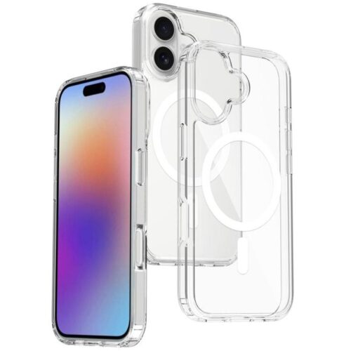 Husa pentru iPhone 17 Daden® MagSafe, Clear Case, Atasare Magnetica, Antisoc, Calitate Premium, Transparent
