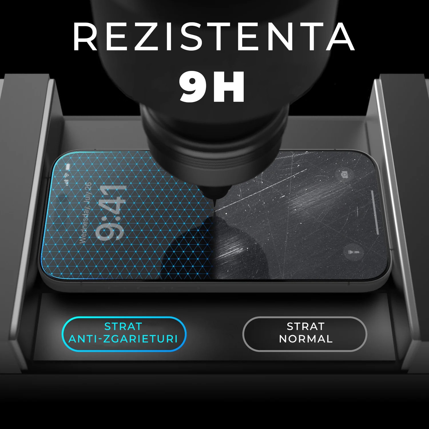 Folie Sticla Privacy pentru iPhone 17 Pro Daden MaxProtection, Full Cover, Protectie Profesionala, Ultra Rezistenta, Calitate Premium, Margini negre Folie Sticla Privacy pentru iPhone 17 Pro Daden MaxProtection, Full Cover, Protectie Profesionala, Ultra Rezistenta, Calitate Premium, Margini negre - imagine 8