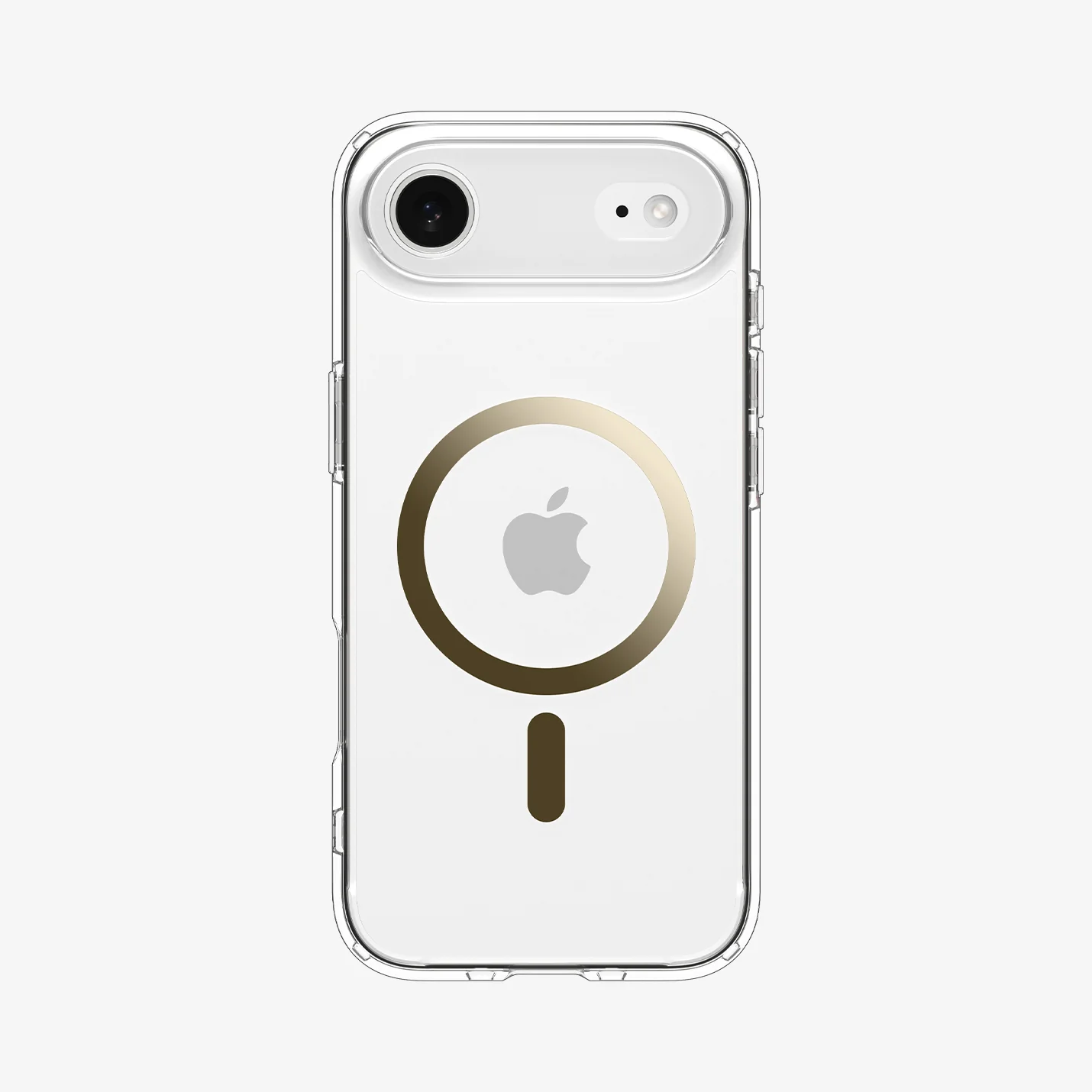 Husa pentru iPhone 17 Air, Spigen Ultra Hybrid, MagSafe, Transparent/ Auriu Husa pentru iPhone 17 Air, Spigen Ultra Hybrid, MagSafe, Transparent/ Auriu - imagine 3