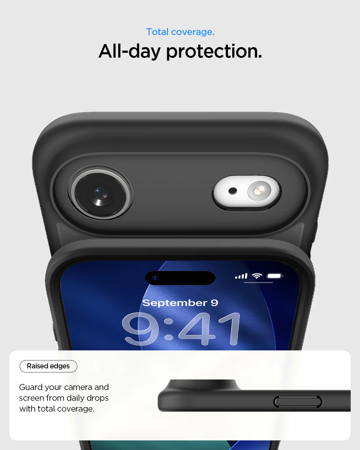 Husa pentru iPhone 17 Air, Spigen Ultra Hybrid, MagSafe, Frost Black 8800283314489 8