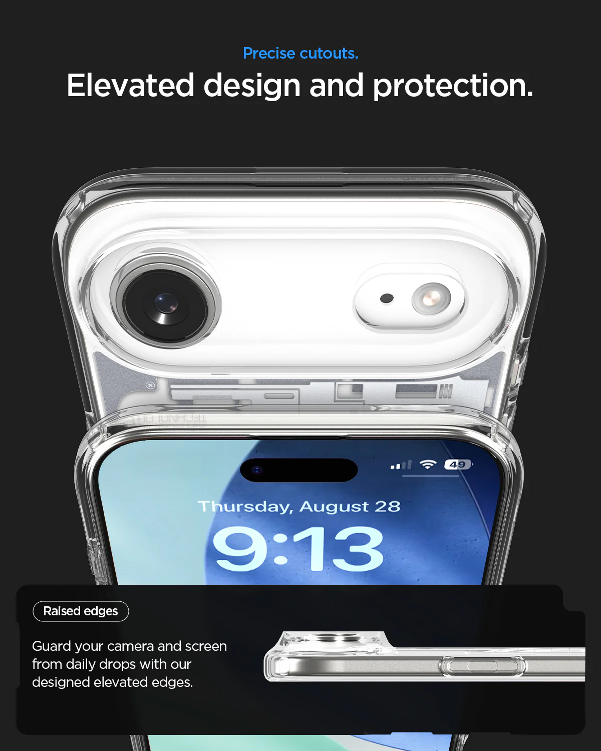 Husa pentru iPhone 17 Air, Spigen Ultra Hybrid Zero One, MagSafe, Alb 8800283314502 11