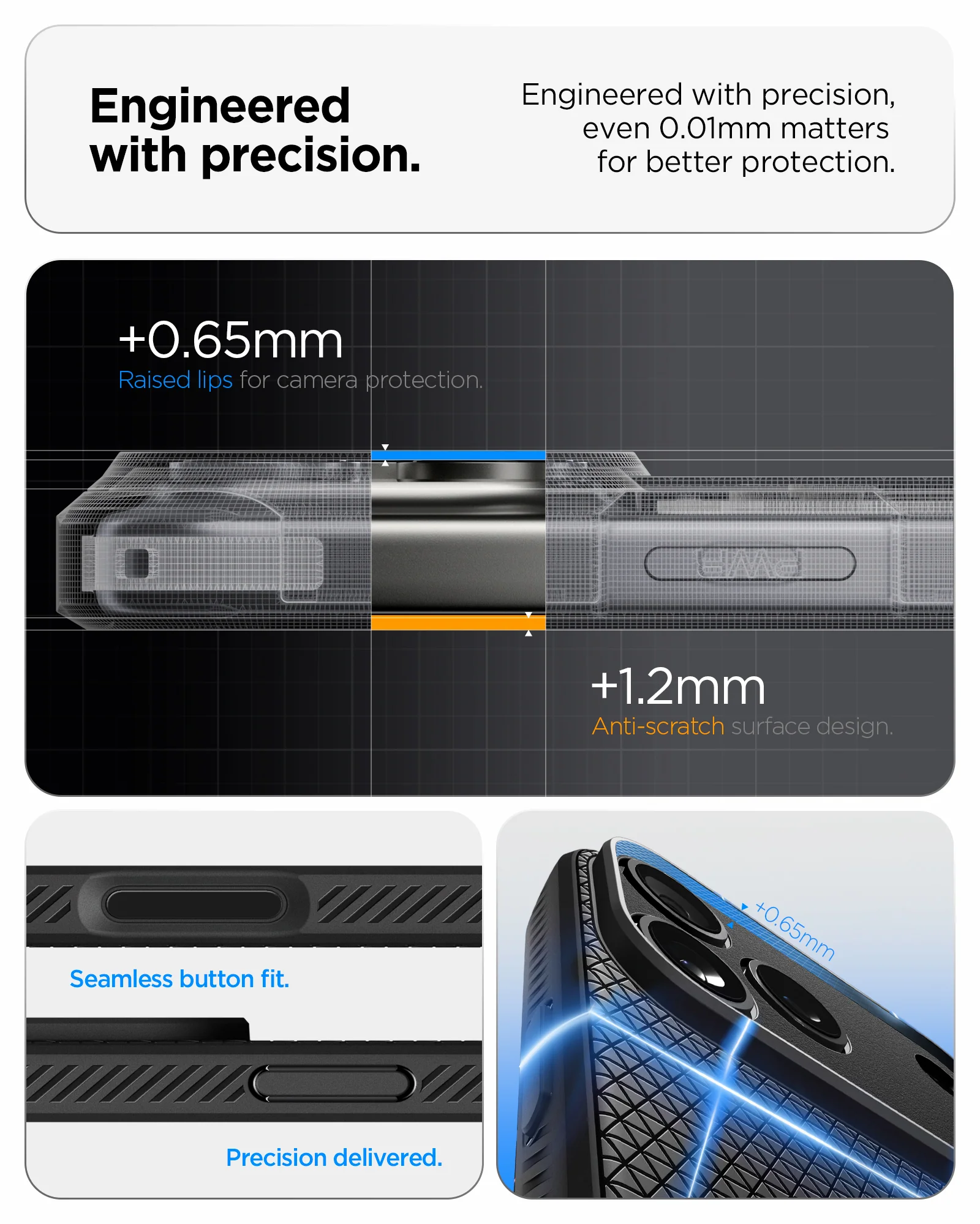 Husa pentru iPhone 17 Pro, Spigen Liquid Air, Negru 8800283314632 7