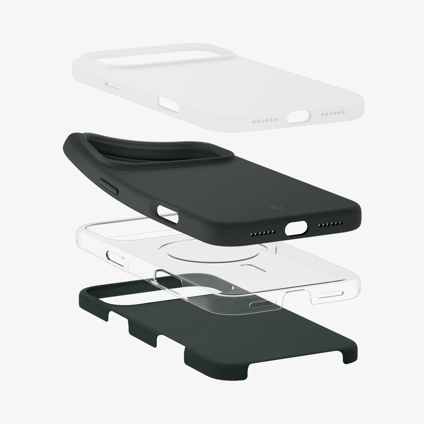 Husa pentru iPhone 17 Pro, Spigen Silicone Fit, MagSafe, Negru 8800283314687 13