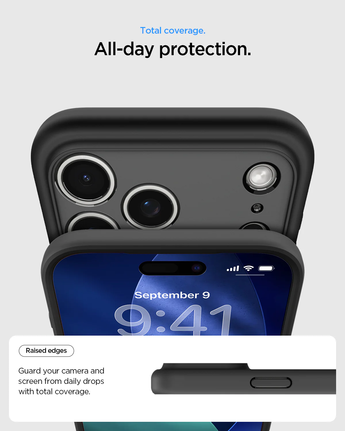 Husa iPhone 17 Pro Spigen Ultra Hybrid MagSafe, Protectie Militara, Anti Soc, Carcasa Slim, Compatibila MagSafe, Premium, Frost Black 8800283314816 7