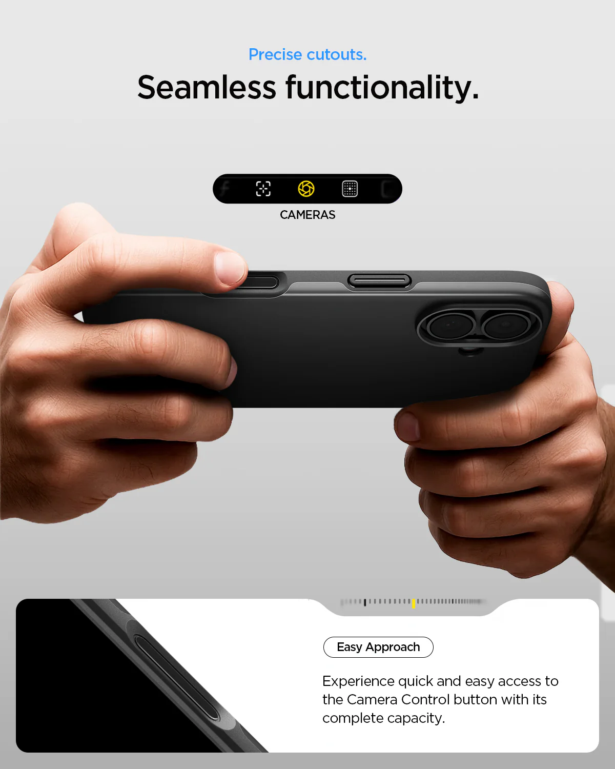 Husa pentru iPhone 17, Spigen Thin Fit, MagSafe, Negru 8800283315059 20