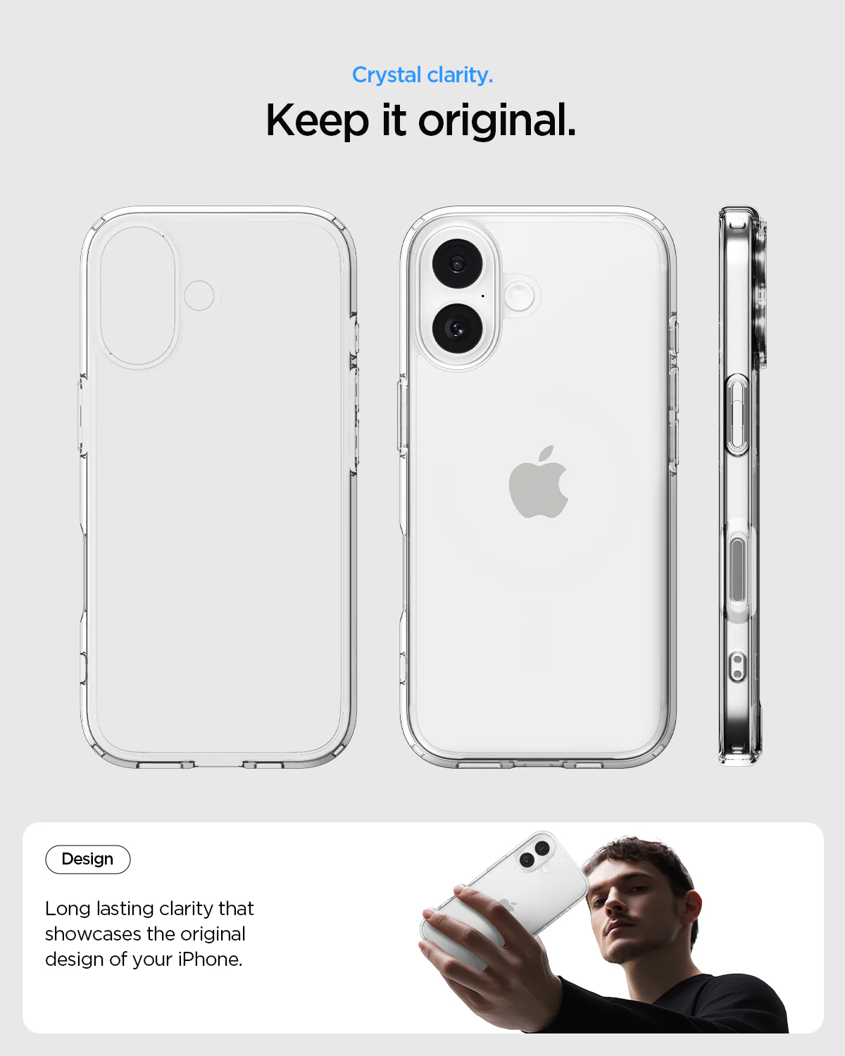 Husa pentru iPhone 17, Spigen Ultra Hybrid, Transparent 8800283315080 8