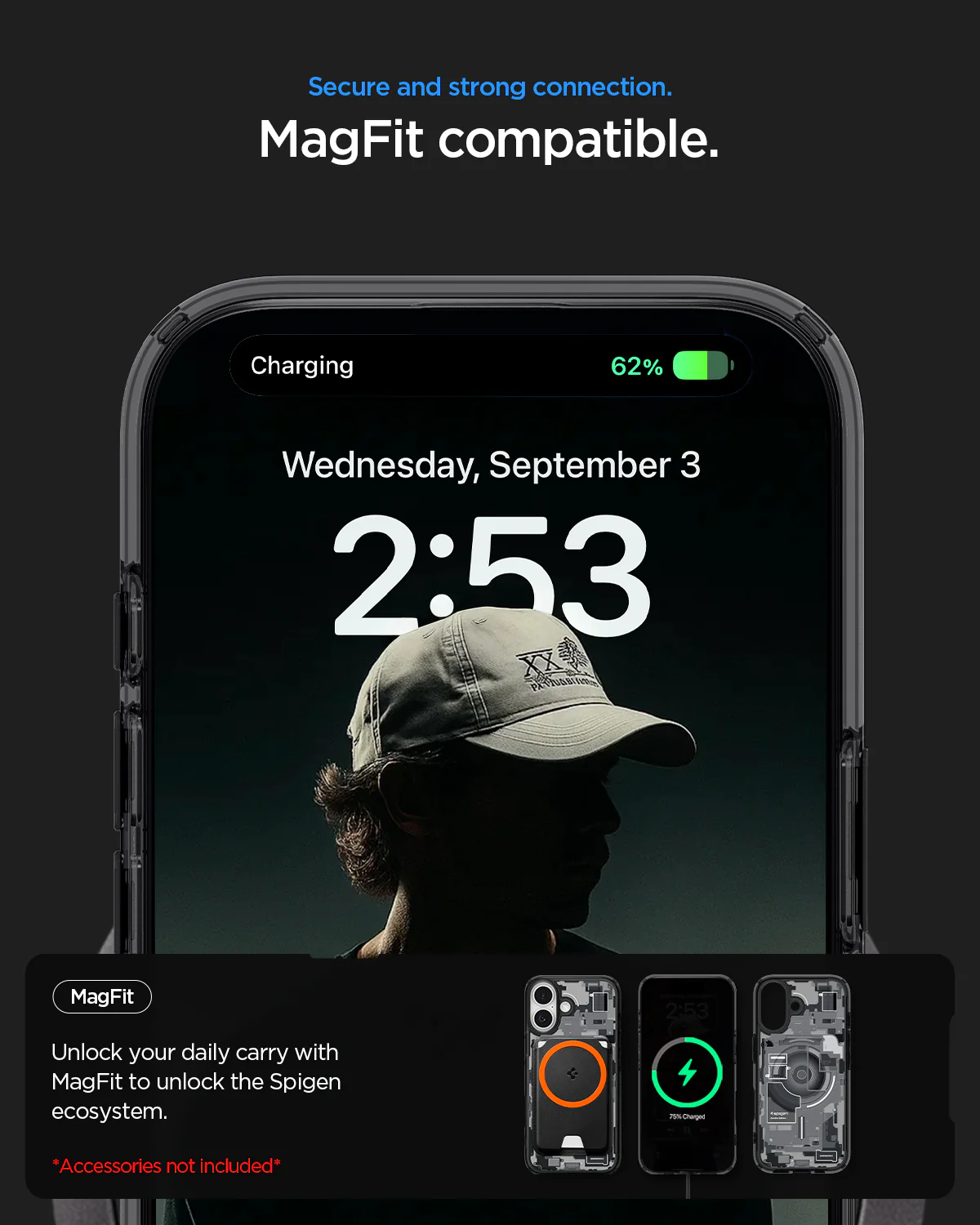 Husa pentru iPhone 17, Spigen Ultra Hybrid Zero One, MagSafe, Negru 8800283315165 21