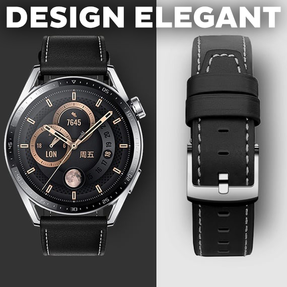 Curea pentru ceasuri Huawei, Samsung, Amazfit, Garmin Hoco WH10, pentru ceasuri cu conectori de 22 mm, Piele ecologica, Catarama metalica, Negru Curea pentru ceasuri Huawei, Samsung, Amazfit, Garmin Hoco WH10, pentru ceasuri cu conectori de 22 mm, Piele ecologica, Catarama metalica, Negru - imagine 3
