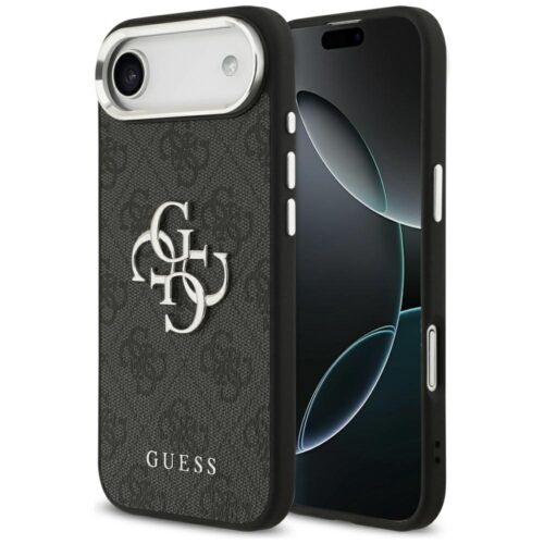 Husa pentru Apple iPhone 17 Air, Guess, Hardcase Big 4G Logo Classic Logo, Negru