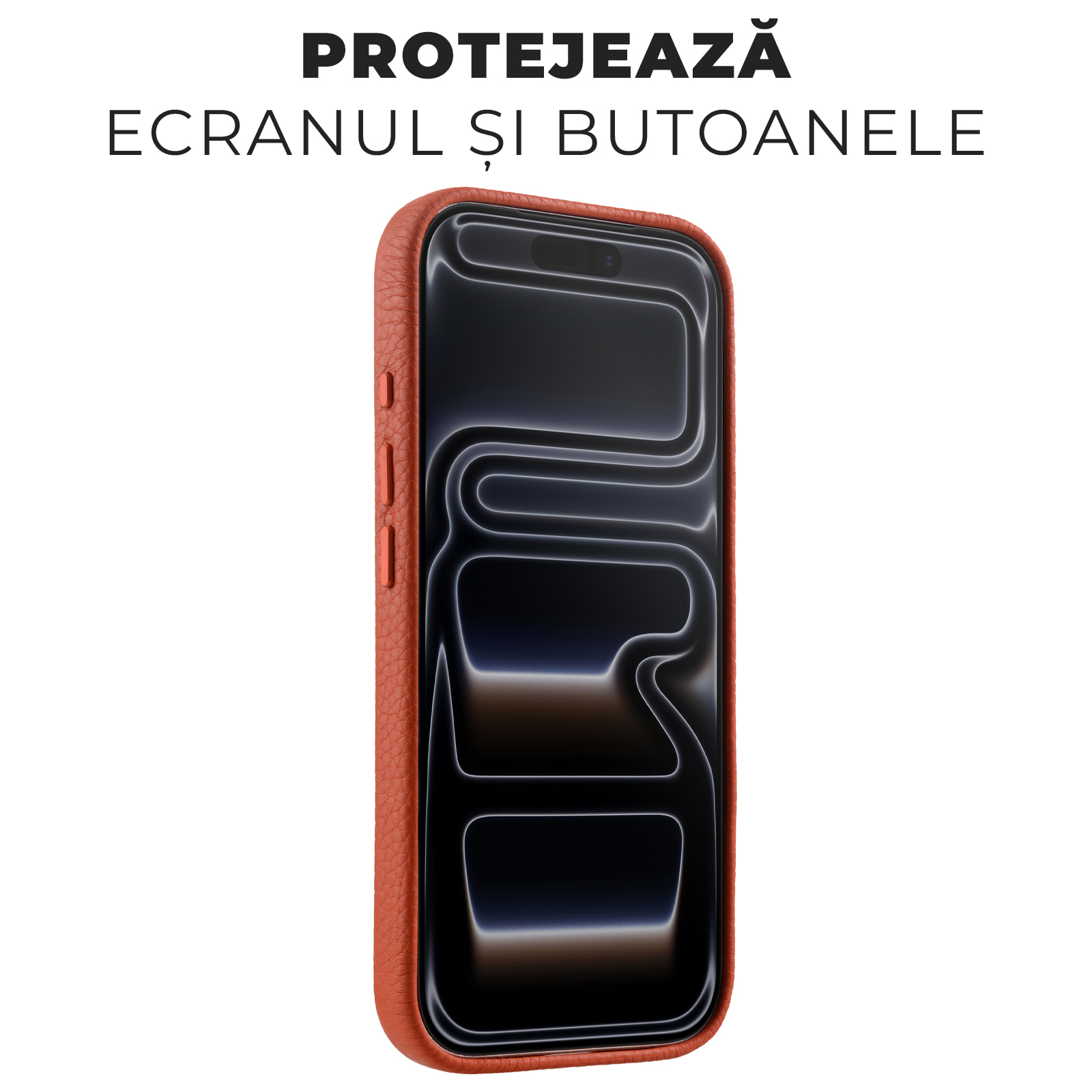 Husa pentru Apple iPhone 17 Pro Max Daden Luxury din piele naturala, Magsafe, Calitate Premium, Handmade, Portocaliu Husa pentru Apple iPhone 17 Pro Max Daden Luxury din piele naturala, Magsafe, Calitate Premium, Handmade, Portocaliu - imagine 9