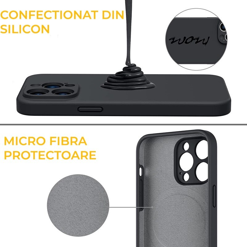 Husa pentru iPhone 17 Pro MagSafe, MagCover Silicon Premium DaDen®, Protectie Camera, Antisoc, Albastru Husa pentru iPhone 17 Pro MagSafe, MagCover Silicon Premium DaDen®, Protectie Camera, Antisoc, Albastru - imagine 6