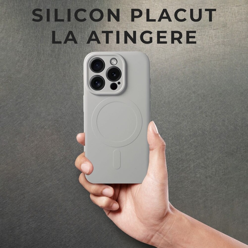 Husa pentru iPhone 17 Pro MagSafe, MagCover Silicon Premium DaDen®, Protectie Camera, Antisoc, Albastru Husa pentru iPhone 17 Pro MagSafe, MagCover Silicon Premium DaDen®, Protectie Camera, Antisoc, Albastru - imagine 3