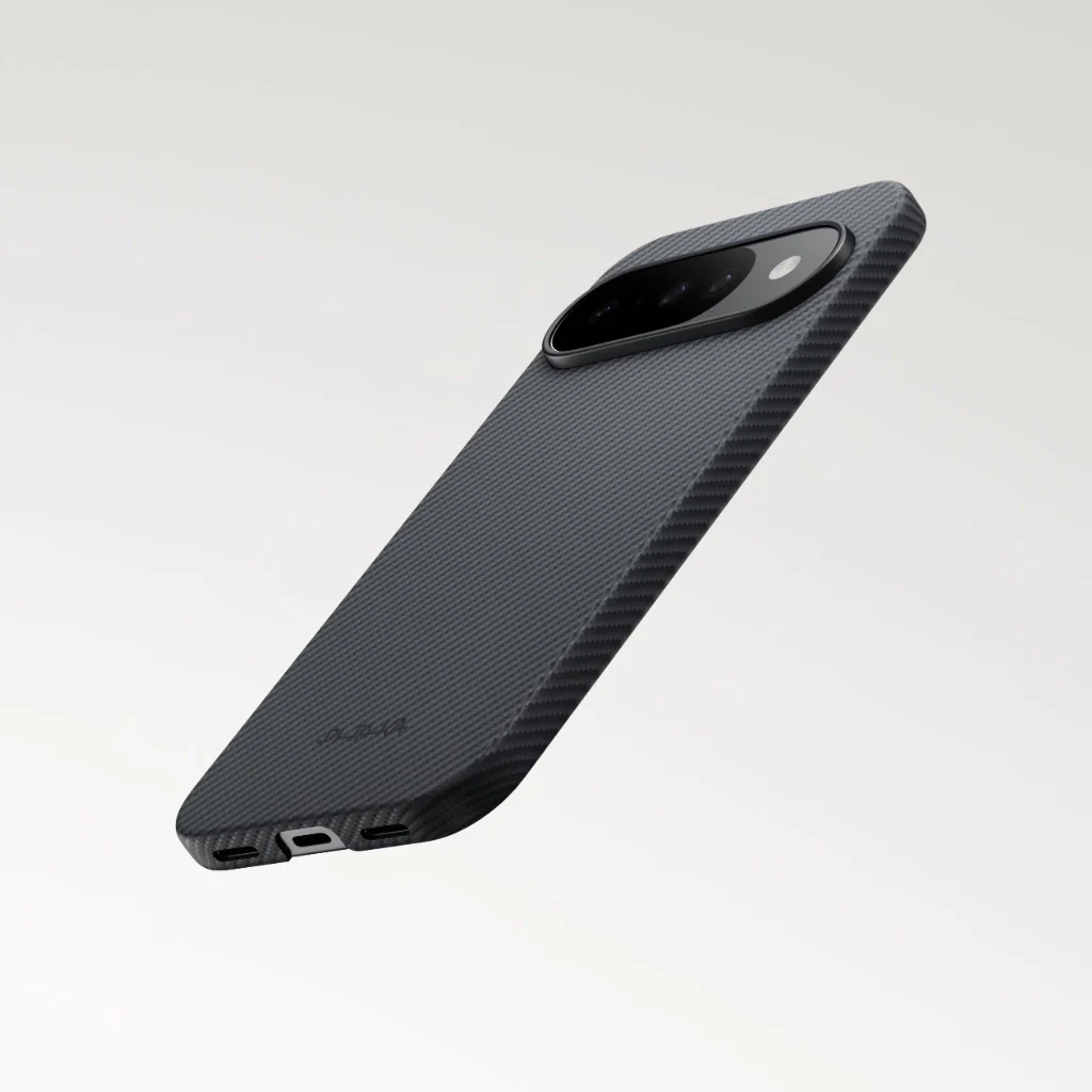 Husa MagEZ 6 Pitaka Google Pixel 10 & 10 Pro, Aramida 600D, Negru/Gri, MagSafe, Ultra Slim Husa MagEZ 6 Pitaka Google Pixel 10 & 10 Pro, Aramida 600D, Negru/Gri, MagSafe, Ultra Slim - imagine 2