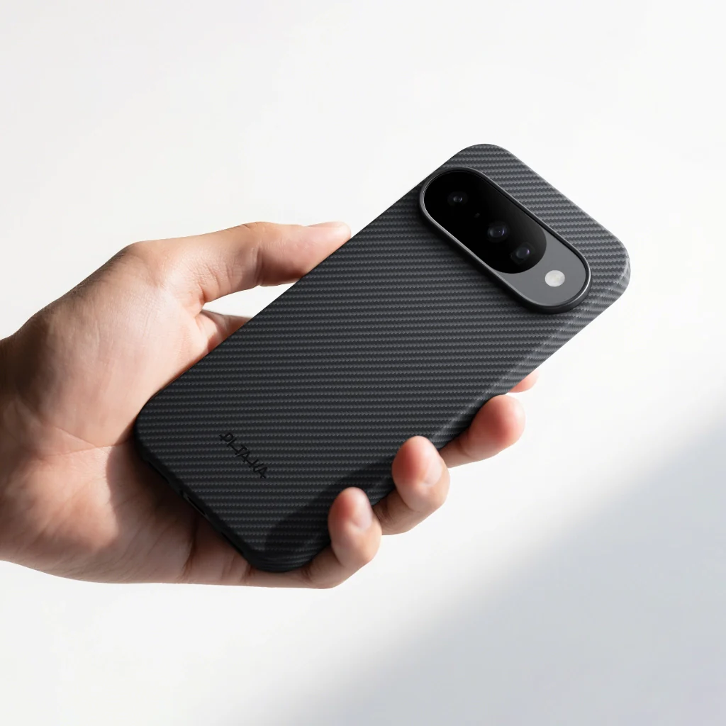 Husa MagEZ 6 Pitaka Google Pixel 10 & 10 Pro, Aramida 600D, Negru/Gri, MagSafe, Ultra Slim Husa MagEZ 6 Pitaka Google Pixel 10 & 10 Pro, Aramida 600D, Negru/Gri, MagSafe, Ultra Slim - imagine 5